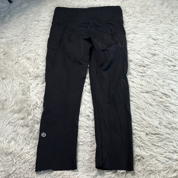 Lululemon Fast and Free Crop II 19" *Non-Reflective Cool Black - Picture 4 of 6